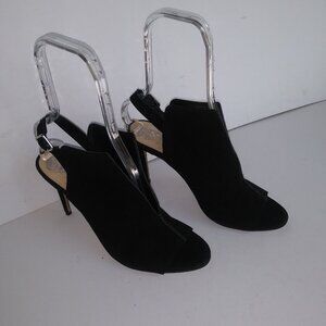 Vince Camuto Catina Black Suede Sandals Size 10
